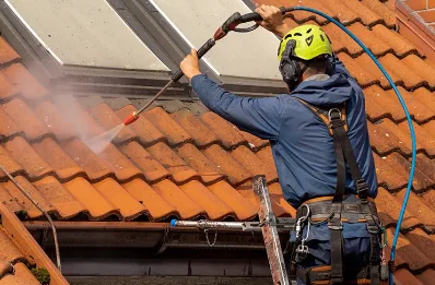 Démoussage et hydrofuge de toiture à Raizeux